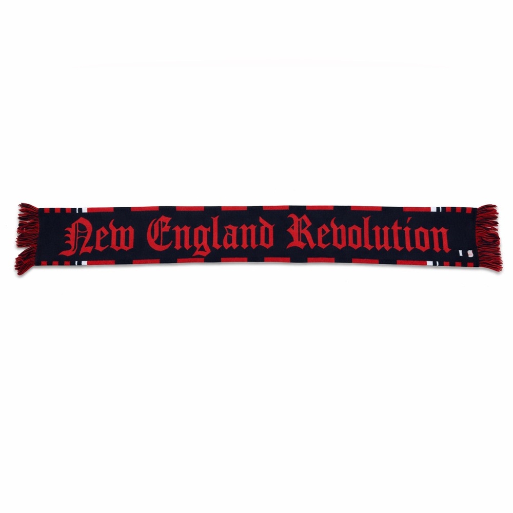 ⚽️ New England REBOLUTION Soccer Scarf ❤️💙 | MLS Fan Gear | Rare Supporter Style